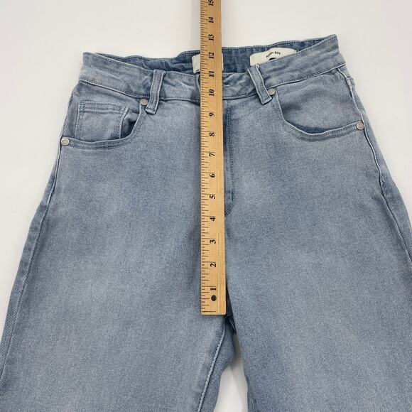 COTTON ON High 90's Jeans Womens Size 10 Heavy Denim Tapered Leg Light Wash - Picture 9 of 13